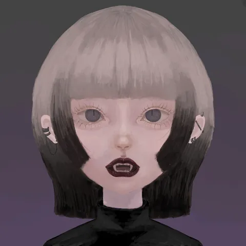 ヴァンパイア美少女の肖像