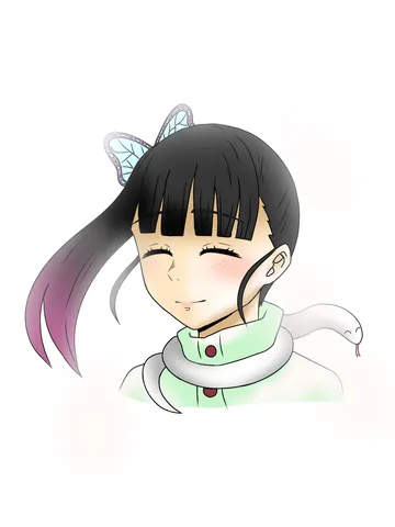 癒しの白蛇と少女