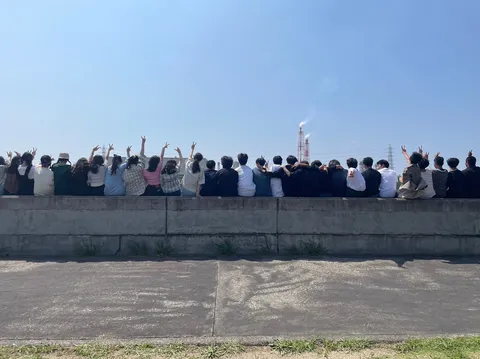 青空に集う群像の一瞬