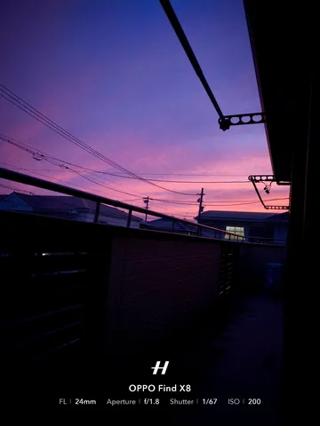 紫とピンクの空、日常の残像