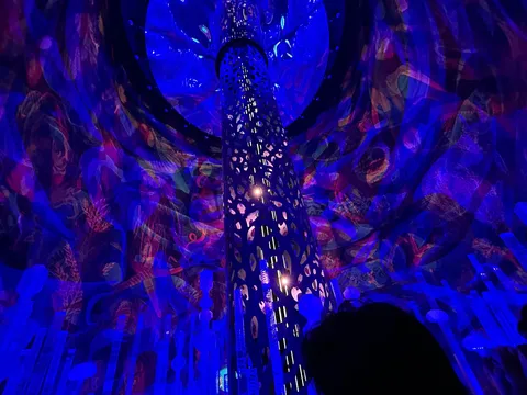 万華鏡に迷い込んだような夜