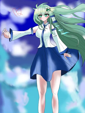 風をほどく青緑の一瞬