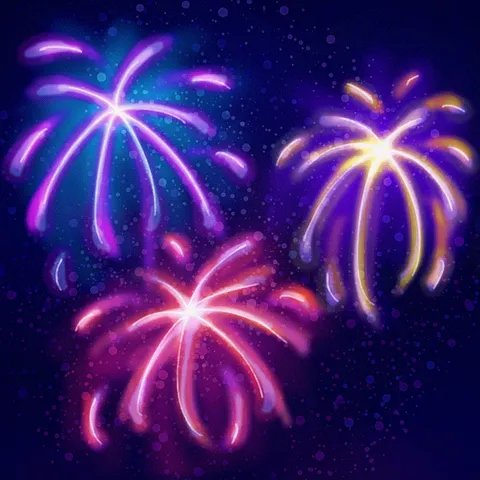 夜空に咲く光の花