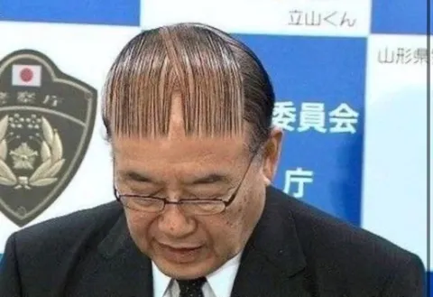 決意を秘めた髪型