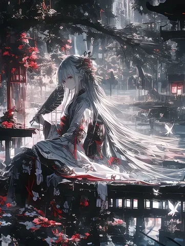 紅に染まる幻想の風景