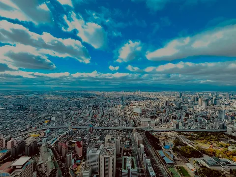 視界いっぱいの都会の絶景
