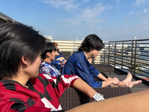 開放的な景色と仲間との時間