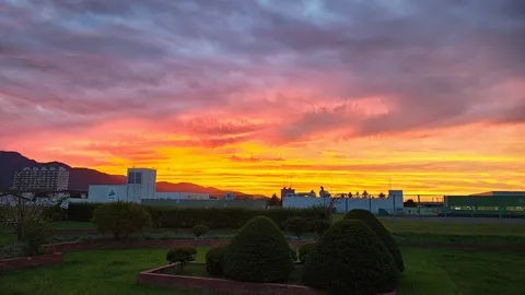 空と競う！今日の夕焼け色