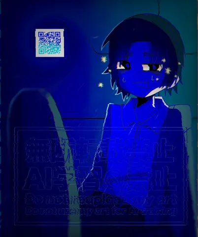 静寂の青い肖像