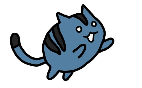 ぷくぷく猫さんのひょっこりポーズ