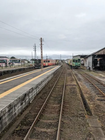 静寂の鉄道情景