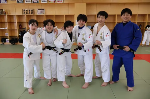 柔道部の団結力、技あり！