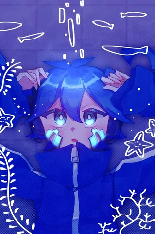青い泡と星屑の海