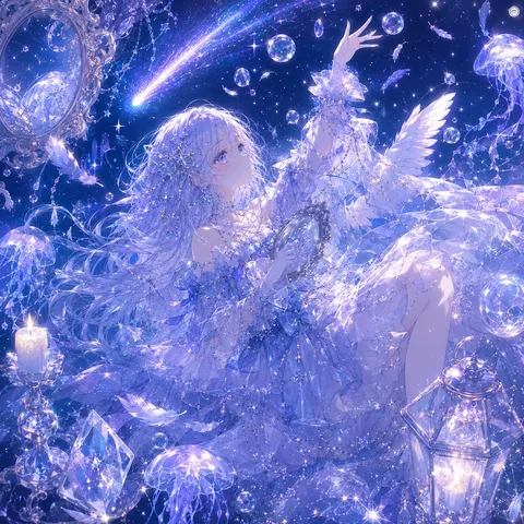 星屑の海で夢を見る少女