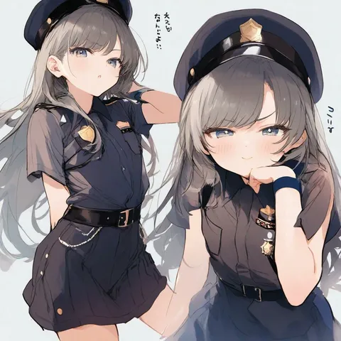 制服の魅力、警察官コスプレ