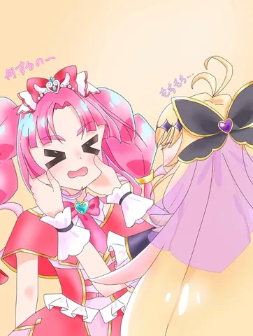 いたずら顔と真顔の攻防