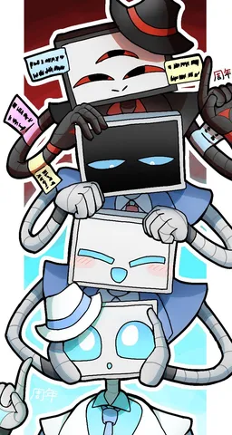 モニターたちの積み重ね