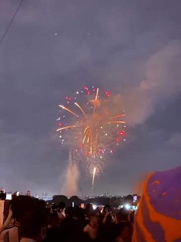 夜空に咲く花火の記録