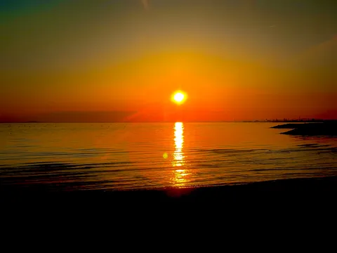 夕陽と波のリフレイン