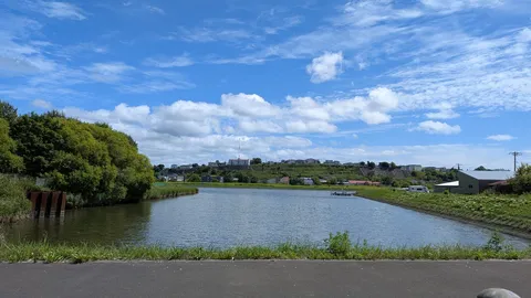水辺の静かな風景