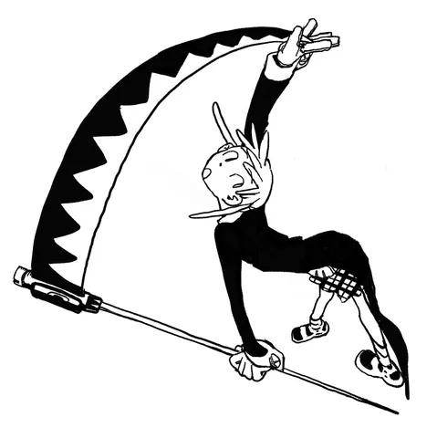 大きく弧を描く瞬間