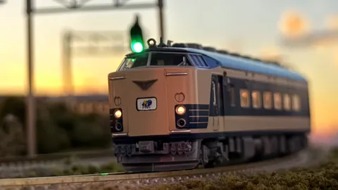 夕暮れの汽車の憩い