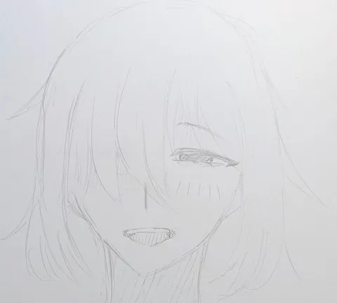 眠るような静かな表情