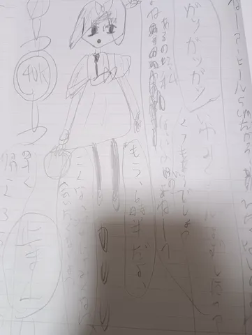 ふんわり夢見るドレスの影