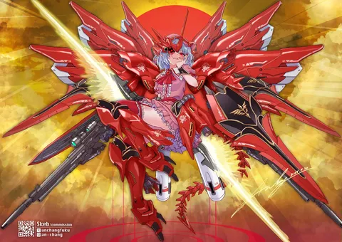 煌めく深紅の機動装甲