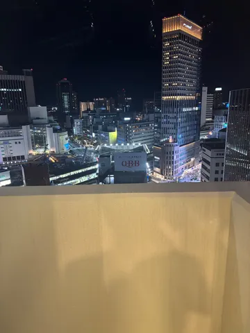 眠らない街の灯り、高層ビル群