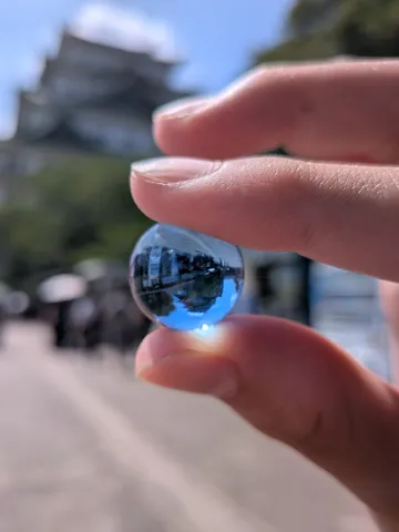 指先の小さな宇宙、写る世界