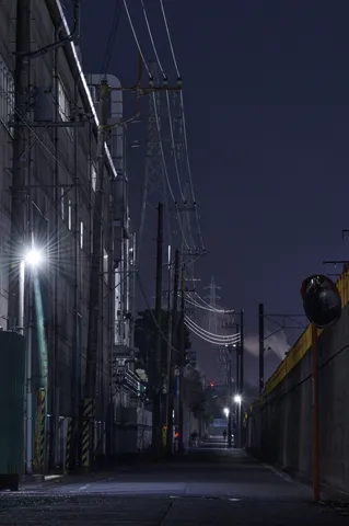 電線パラダイス！夜の秘密基地へようこそ