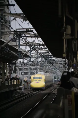 疾走する黄色い流線型