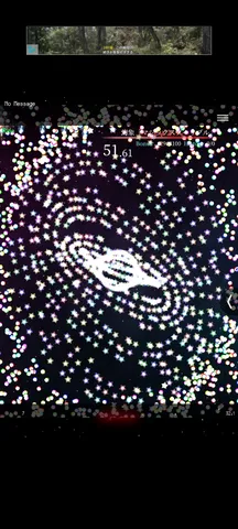 無数の光がきらめく宇宙空間