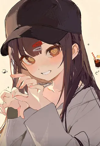 帽子と瞳に映る心