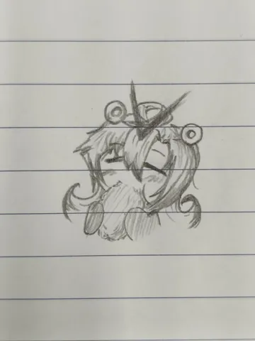 落書き風のキュートなキャラクター
