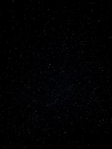 無限に広がる星空の夜