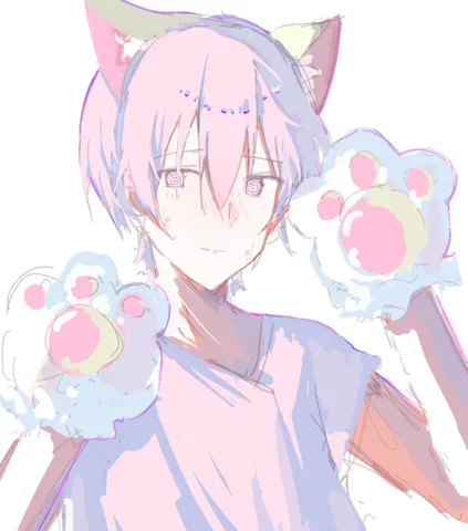 もふもふ肉球にゃんこ