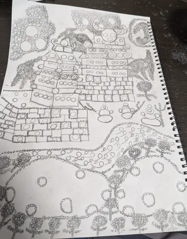 泡とレンガの夢の階段