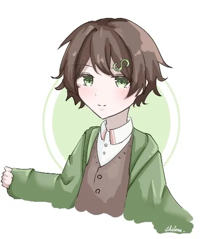 緑のコートと優しい瞳