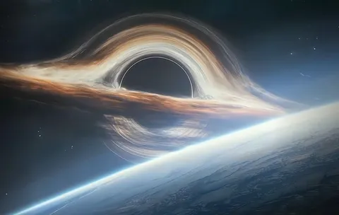 宇宙の深淵、ブラックホールの渦