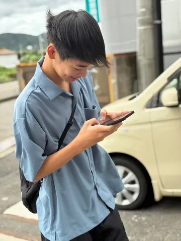 路上の小さな発見