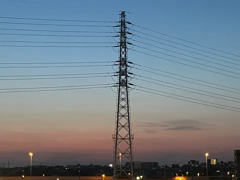 twilight power lines