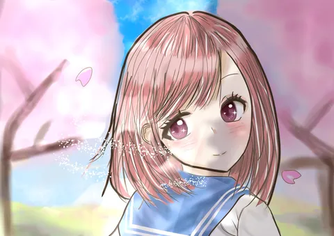 春風に揺れる微笑み