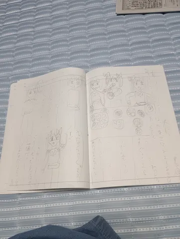 鉛筆と物語のダブルパンチ！