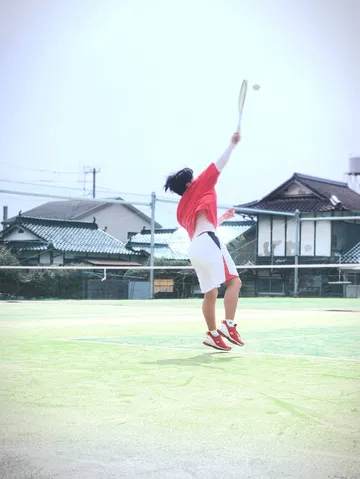 力強いジャンプショット