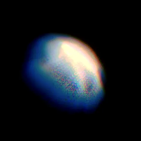 光の半球の色映像