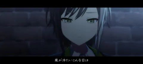 凍てつく風、映る瞳