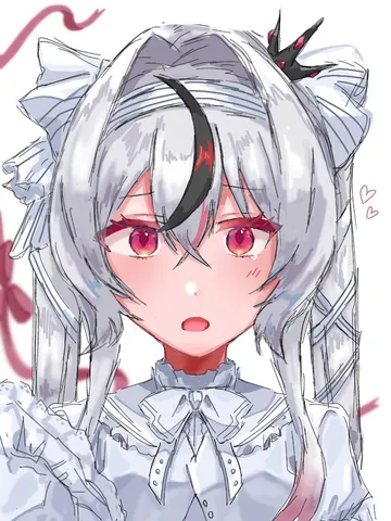 白銀の乙女、驚きの一瞬