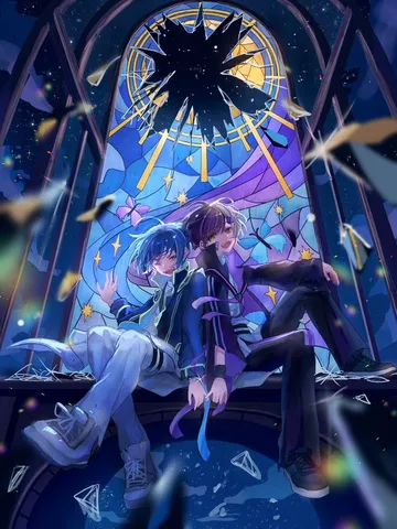砕けた星空の窓辺